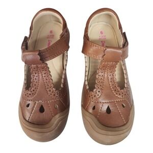Dream Paris Brown Mary Jane School Shoes Kids Girls Boys Size 9 Uniform Dress